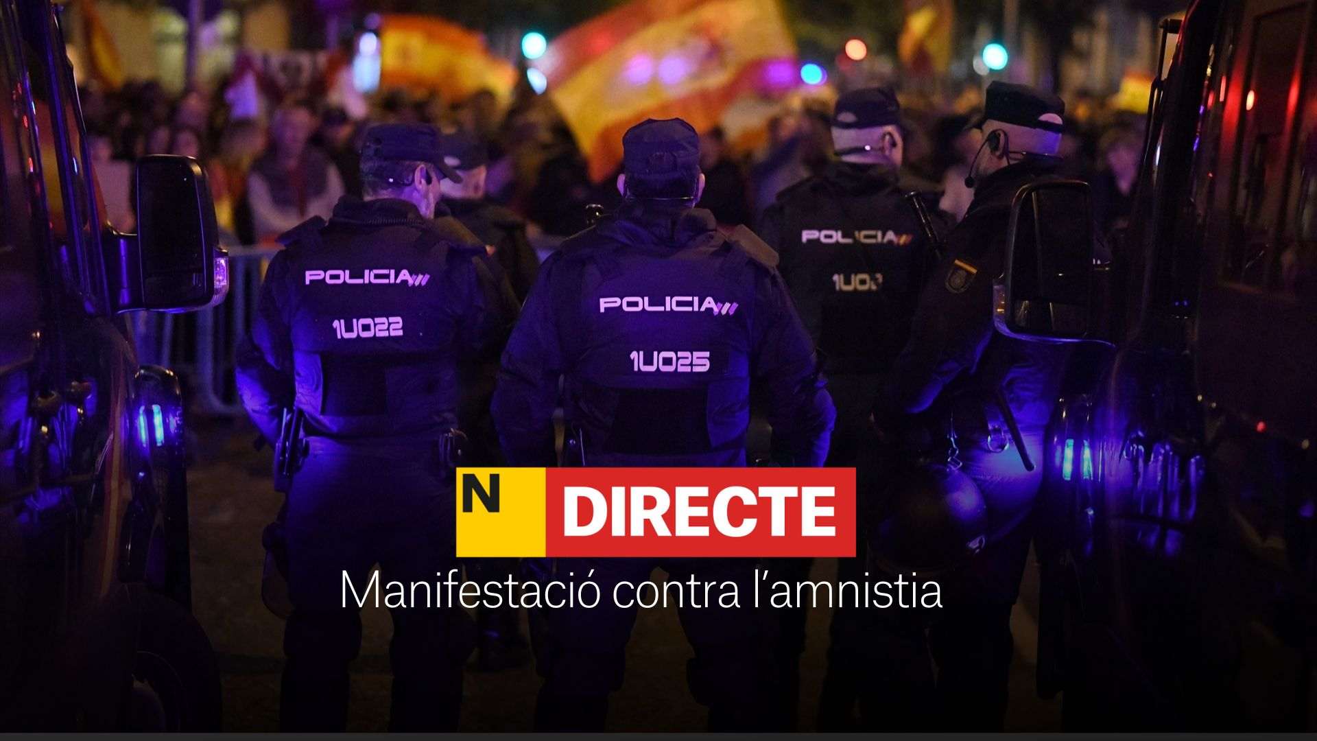 Manifestació contra l'amnistia a Madrid, DIRECTE | Última hora del 14 de novembre