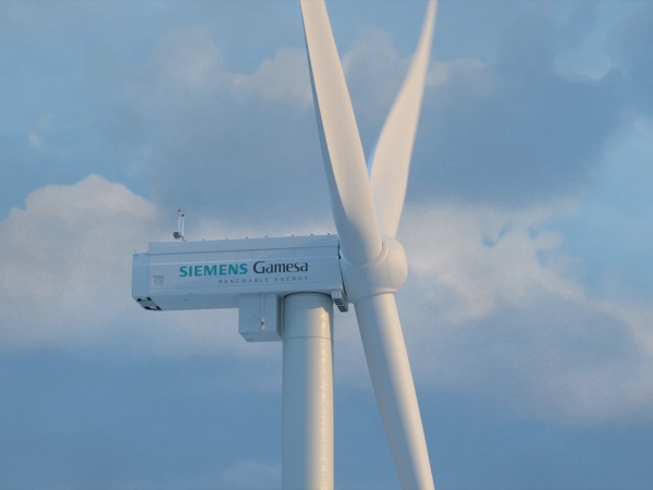 Un aerogenerador de Siemens Gamesa. Foto: Europa Press
