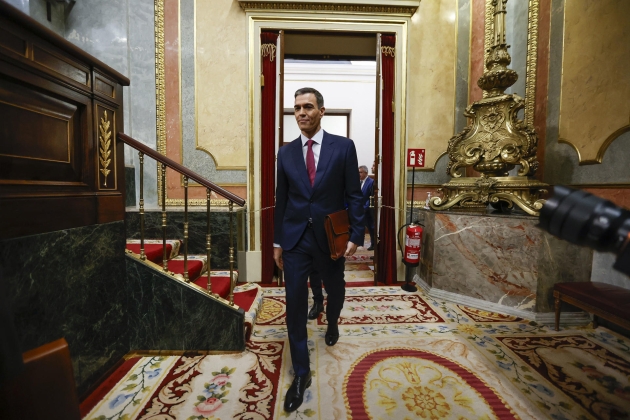 pedro sanchez, entra al congres. EFE pedro sanchez, entra al congres. EFE