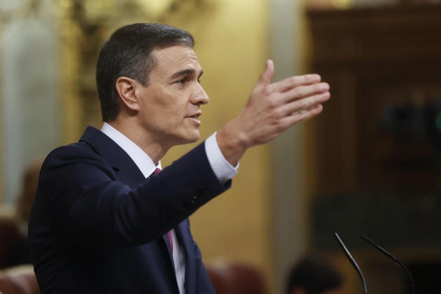 Pedro Sánchez, candidat socialist a la investidura, dimecres 15 de novembre. EFE Pedro Sánchez, candidat socialist a la investidura, dimecres 15 de novembre. EFE