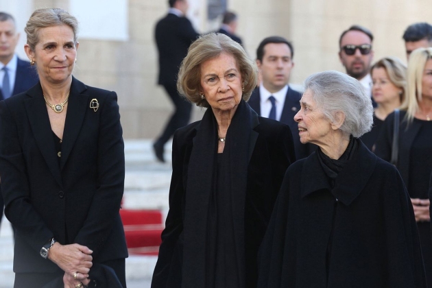 Irene de Grecia con Sofía y Elena Irene de Grecia con Sofía y Elena