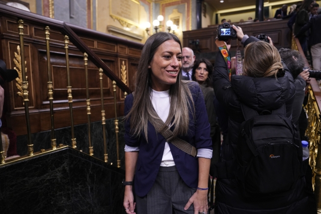 Míriam Nogueras al debat d'investidura foto acn Míriam Nogueras al debat d'investidura foto acn