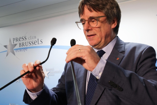 Carles Puigdemont anuncio acuerdo PSOE noviembre 2023 EFE