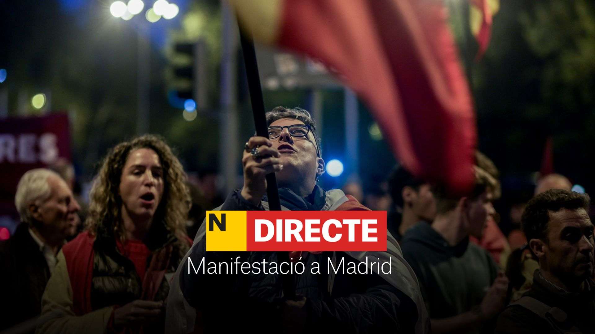 Manifestació a Madrid, DIRECTE | Última hora a Ferraz i càrregues policials