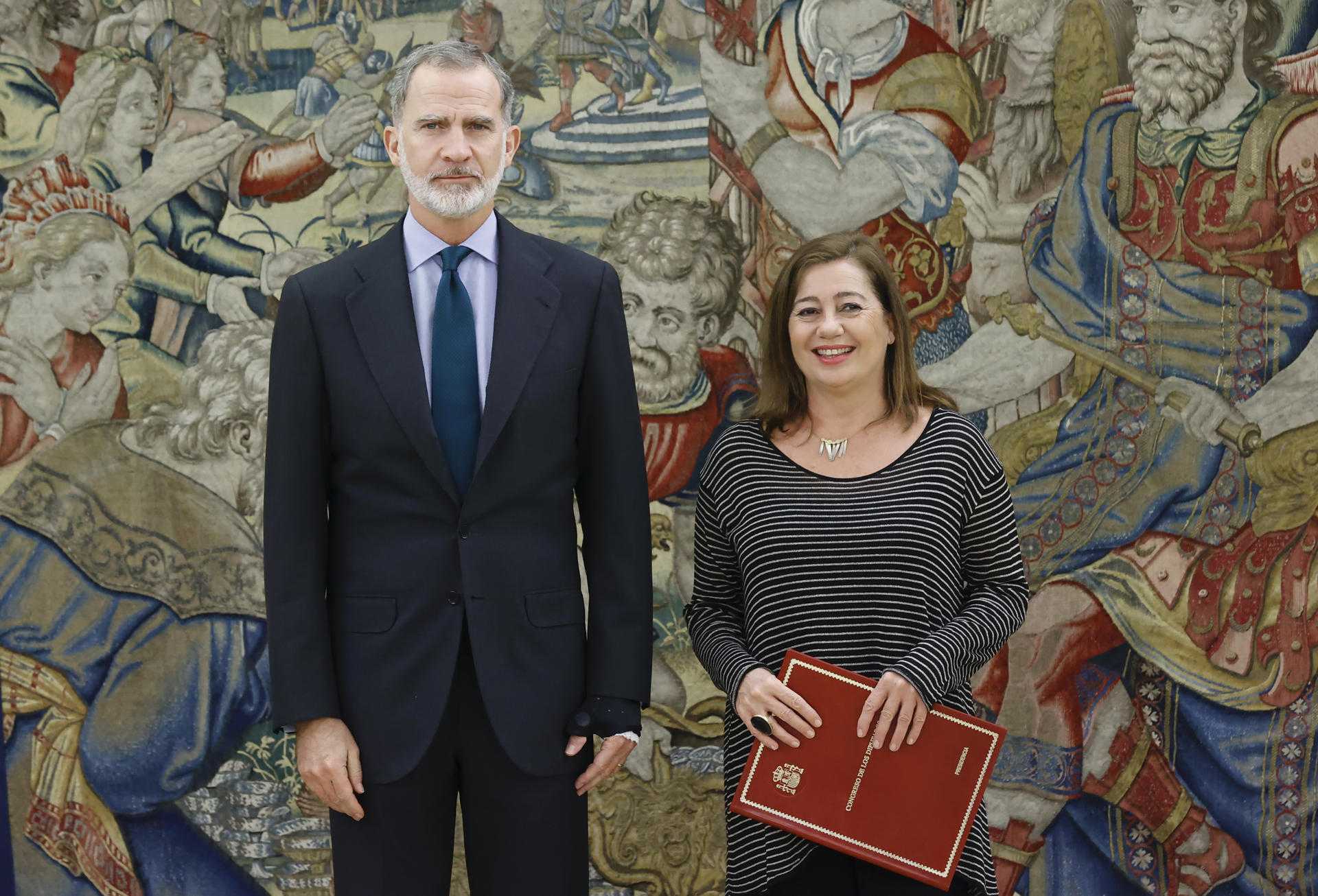 Francina Armengol Felip VI / EFE Francina Armengol Felip VI / EFE