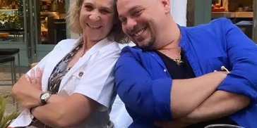 La infanta Elena con Nacha la Macha La infanta Elena con Nacha la Macha