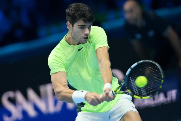 Alcaraz ATP Finals / Foto: EFE - Alessandro Di Marco