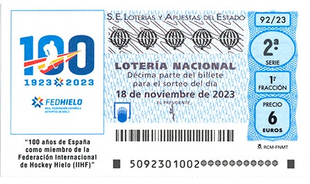 Decim Lotería Nacional 18 noviembre 2023