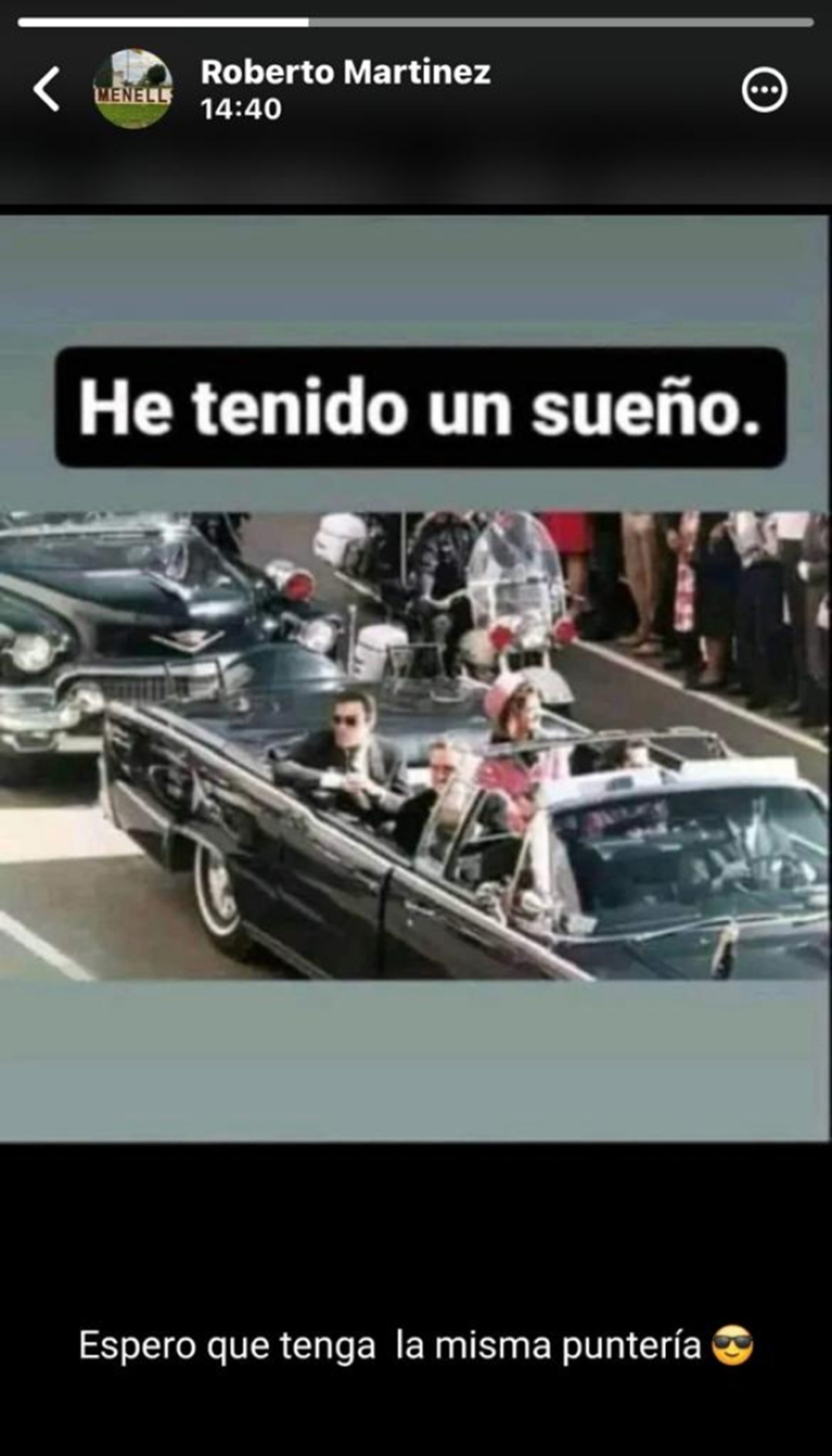 Un regidor català del PP desitja l'assassinat de Sánchez comparant-lo amb Kennedy