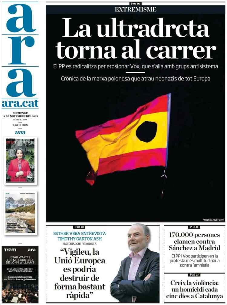 Portada Ara Portada Ara