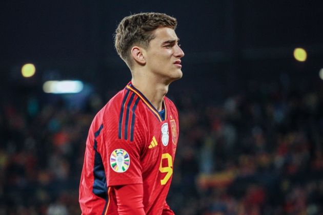 Gavi, dolorido durante el España - Georgia / Foto: EFE Gavi, dolorido durante el España - Georgia / Foto: EFE