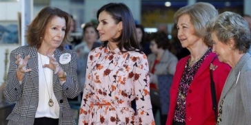 Reina Sofia y Letizia en el rastrillo nuevo futuro efe