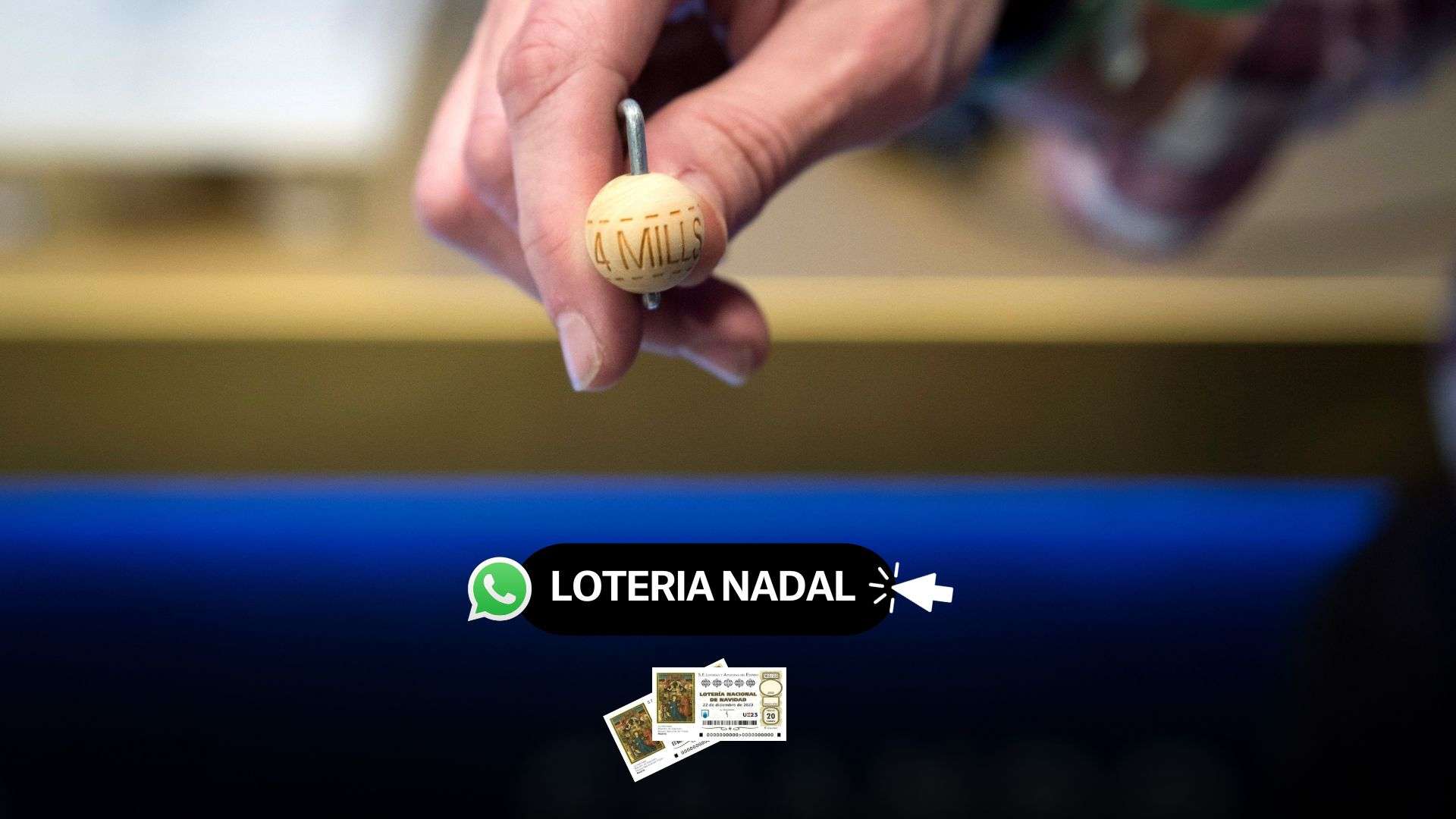 Vigila si comparteixes per WhatsApp un número de la Loteria de Nadal: això és el que et pot passar