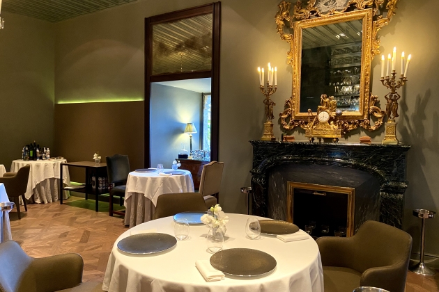 Sala del restaurante Castillo de Peralada