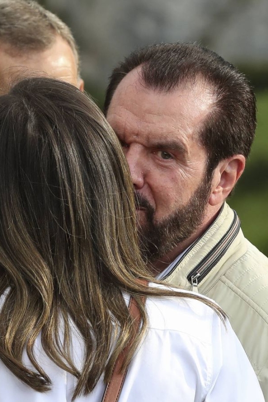 Jesús Ortiz amb Letizia i Felipe EFE Jesús Ortiz amb Letizia i Felipe EFE