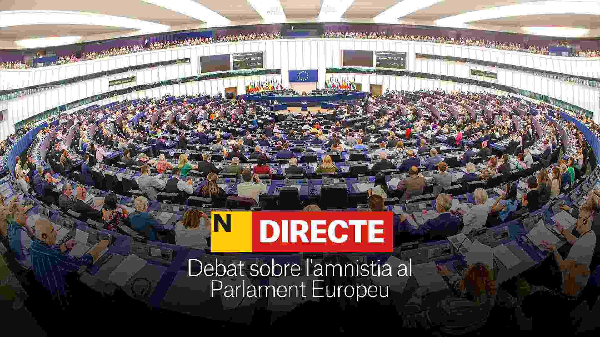 Debate sobre la amnistía en el Parlamento Europeo, DIRECTO | La cámara aborda la "amenaza" para el estado de derecho