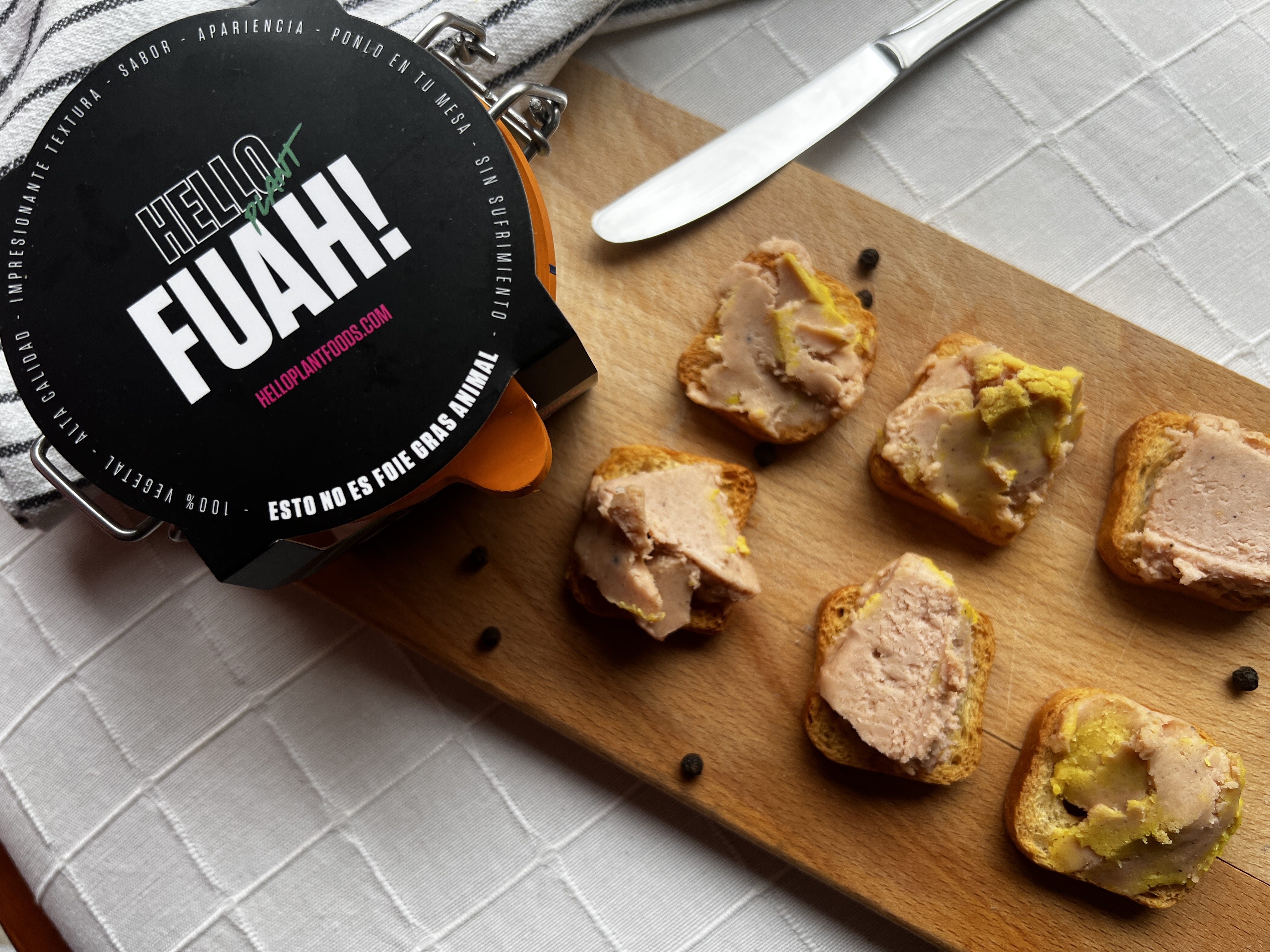 Los creadores de Fuah!, el primer foie vegano, esperan multiplicar por cuatro sus ventas estas Navidades