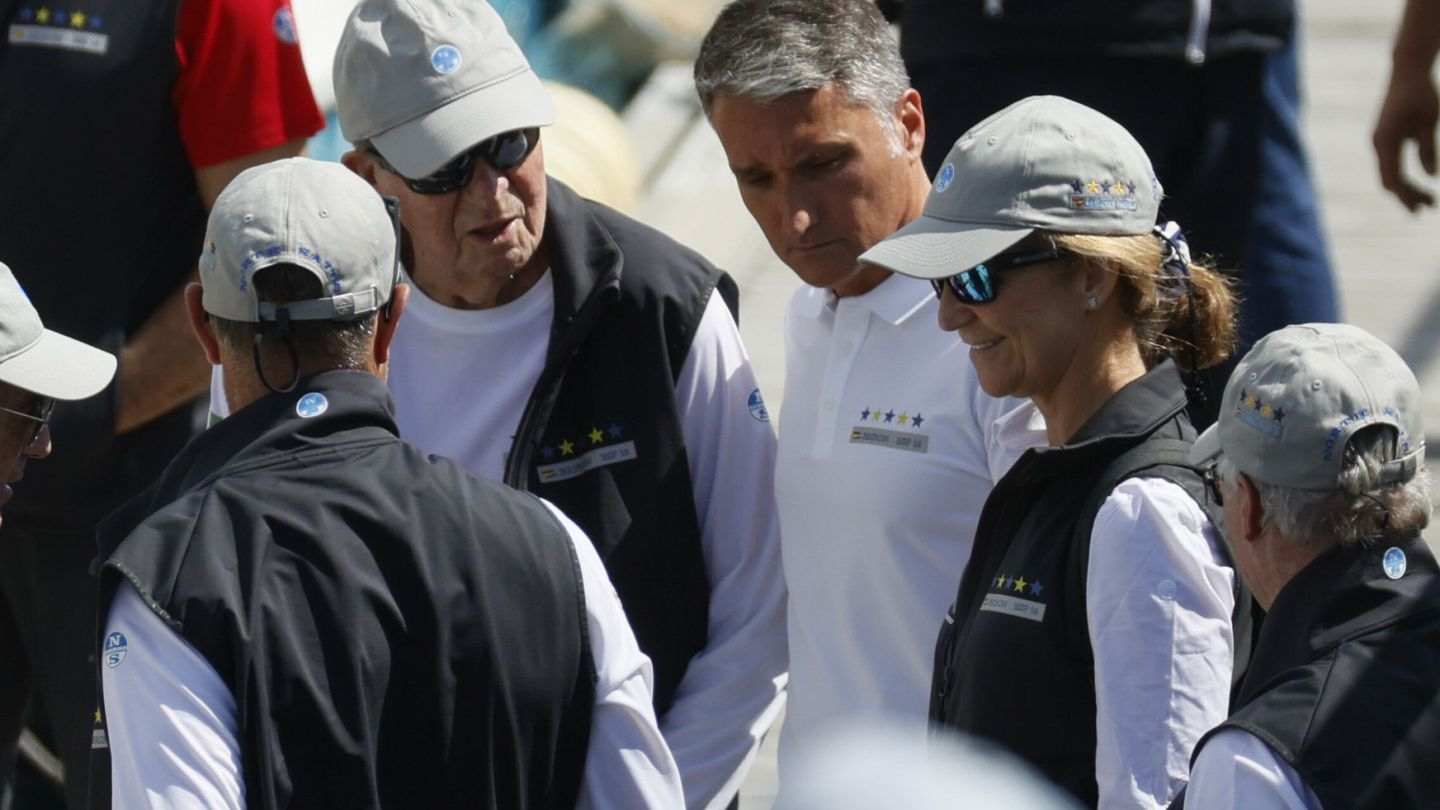 Juan Carlos i Elena en les regates EFE Juan Carlos i Elena en les regates EFE