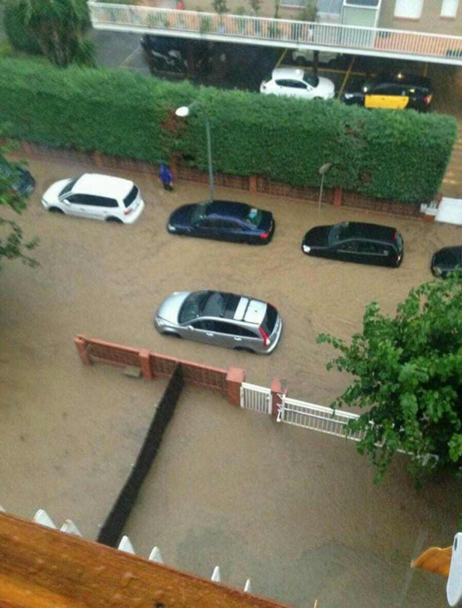 La tempesta del Maresme, la més important de l'any