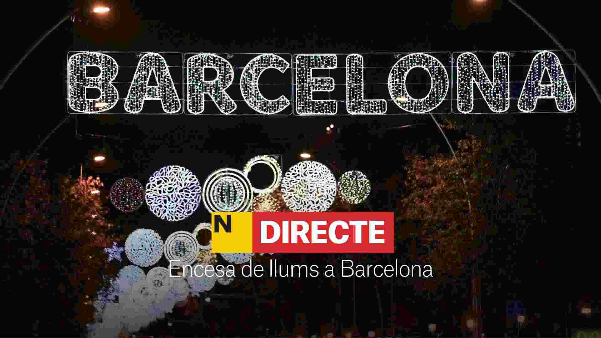Encesa de llums de Nadal 2023 a Barcelona des del passeig de Gràcia, DIRECTE