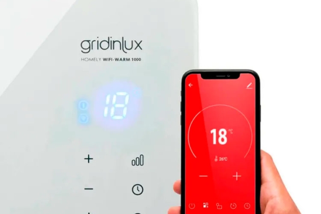 Radiador eléctrico convector Cristal de Gridinlux1