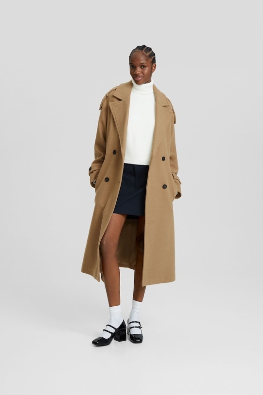 Abrigo de Bershka Abrigo de Bershka