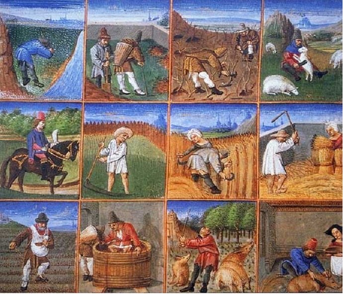 Estampes de la societat cristiana feudal. Font Bibliothèque Nationale de France Estampes de la societat cristiana feudal. Font Bibliothèque Nationale de France
