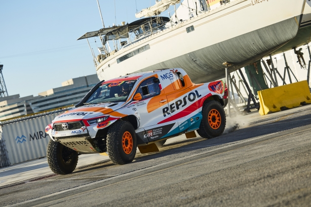 Isidre Esteve Dakar Barcelona / Foto: Repsol Toyota Rally Team