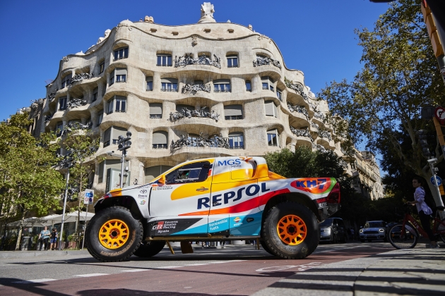 Isidre Esteve Dakar Barcelona / Foto: Repsol Toyota Rally Team