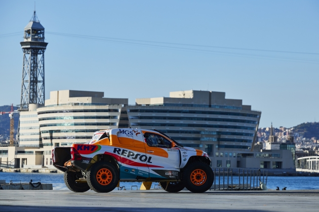 Isidre Esteve Dakar Barcelona / Foto: Repsol Toyota Rally Team Isidre Esteve Dakar Barcelona / Foto: Repsol Toyota Rally Team
