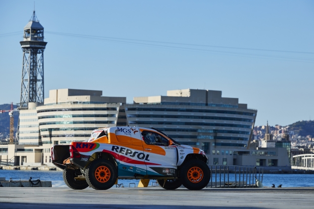 Isidre Esteve Dakar Barcelona / Foto: Repsol Toyota Rally Team