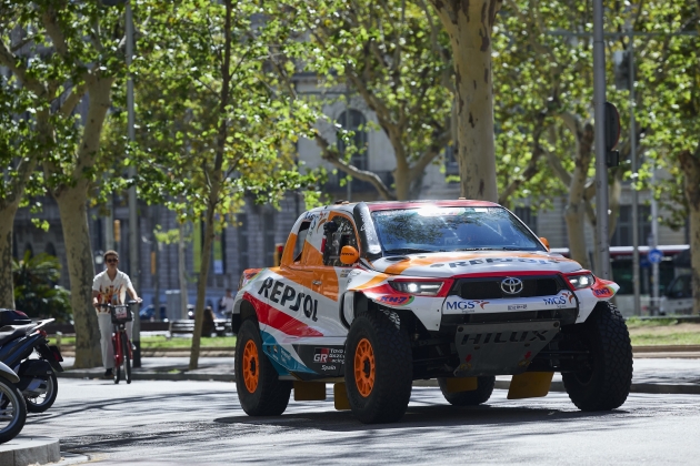 Isidre Esteve Dakar Barcelona / Foto: Repsol Toyota Rally Team