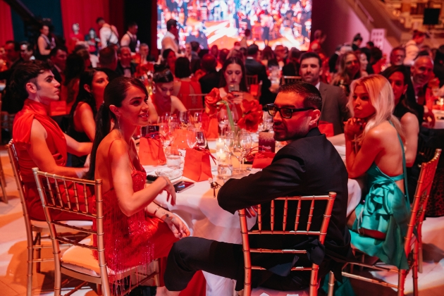 Dulceida, Violeta, Fabbio, Jessica Goicoechea durant la gala People in Red Dulceida, Violeta, Fabbio, Jessica Goicoechea durant la gala People in Red