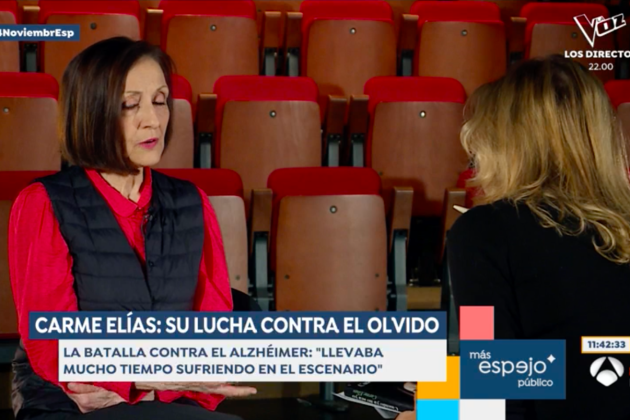 carme elias entrevista espejo publico antena 3