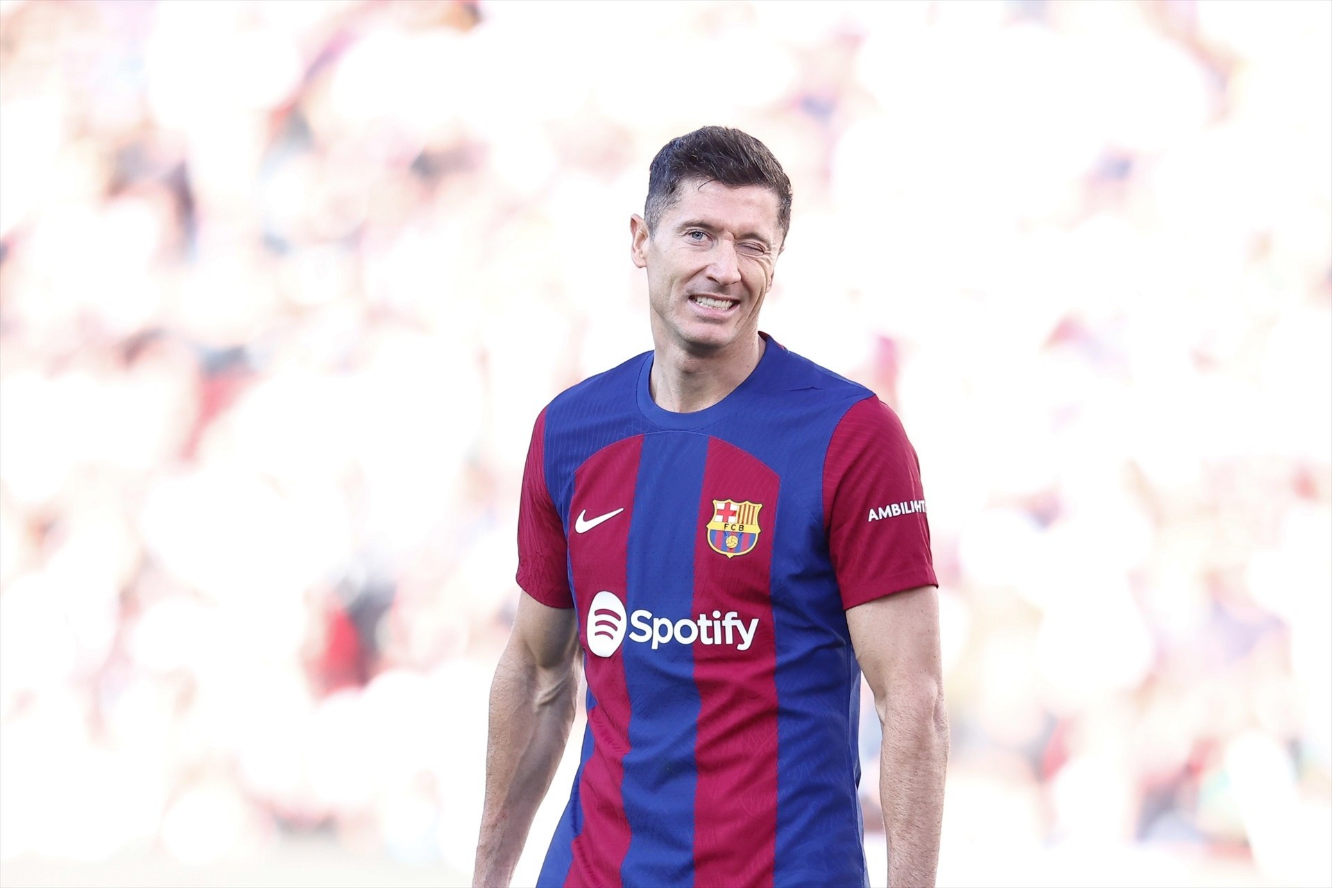 Lewandowski es queda sec al Barça
