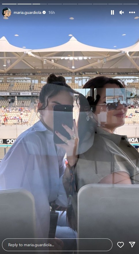 Maria Guardiola en Abu Dhabi Ig Maria Guardiola en Abu Dhabi Ig