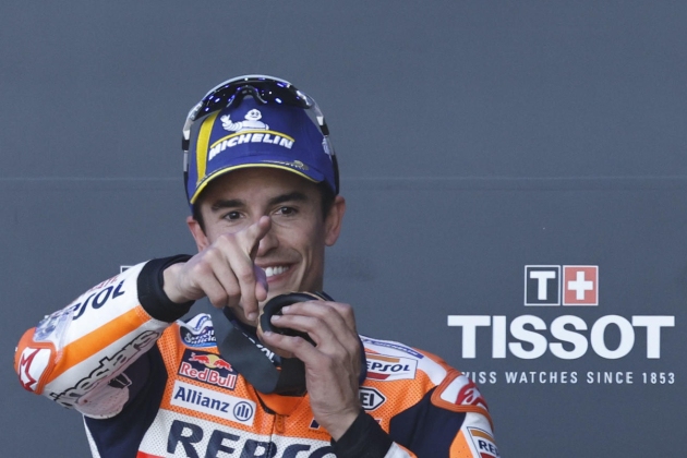 Marc Márquez riendo Honda / Foto: EFE