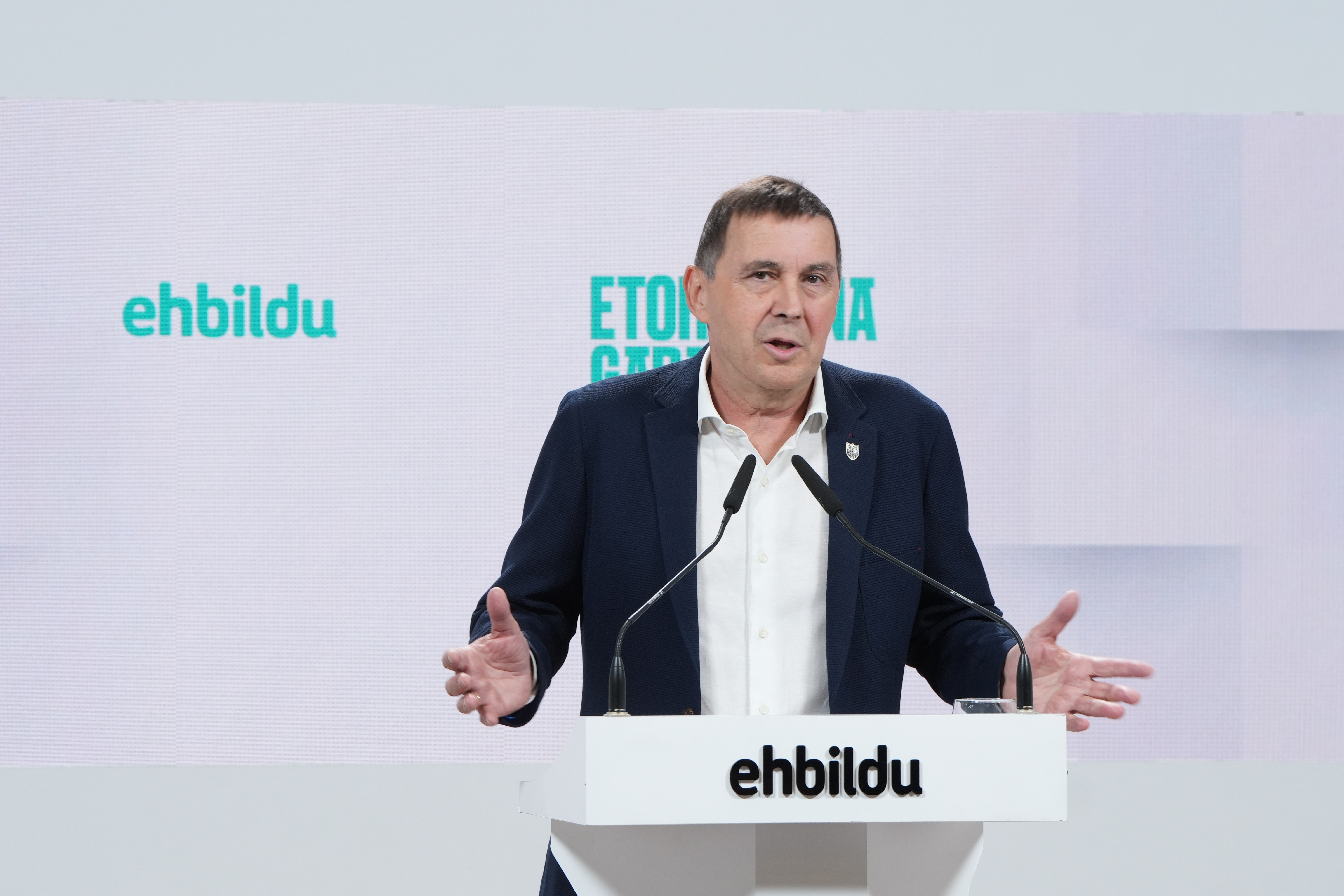 Otegi anuncia que no será candidato a lehendakari por Bildu y abre la puerta al relevo generacional