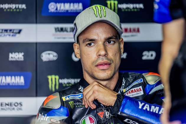 Franco Morbidelli amb rostre seriós Franco Morbidelli amb rostre seriós