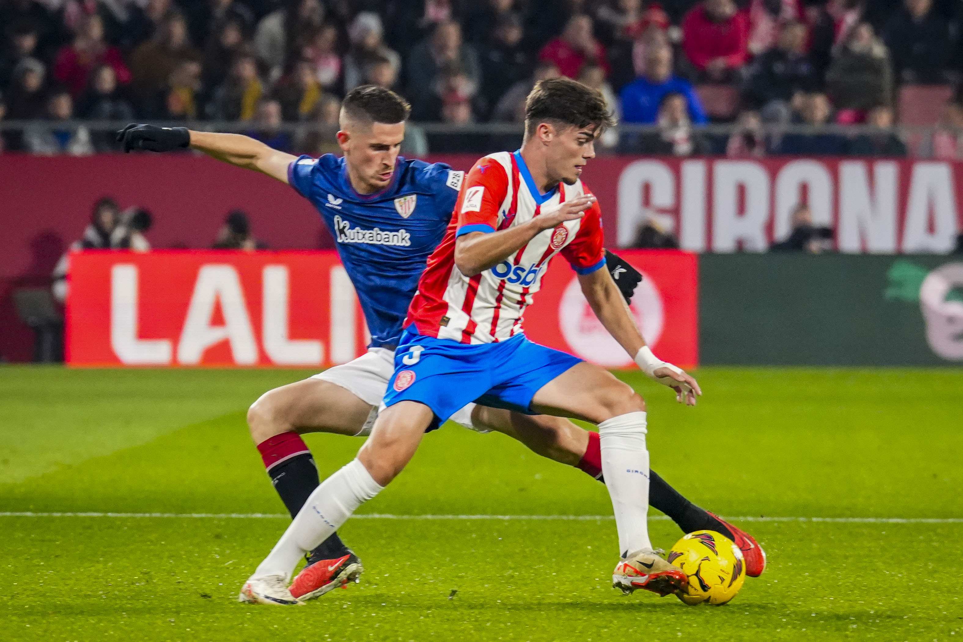 El Girona empata contra el Athletic Club (1-1) en un partido trepidante y cede el liderato de la Liga