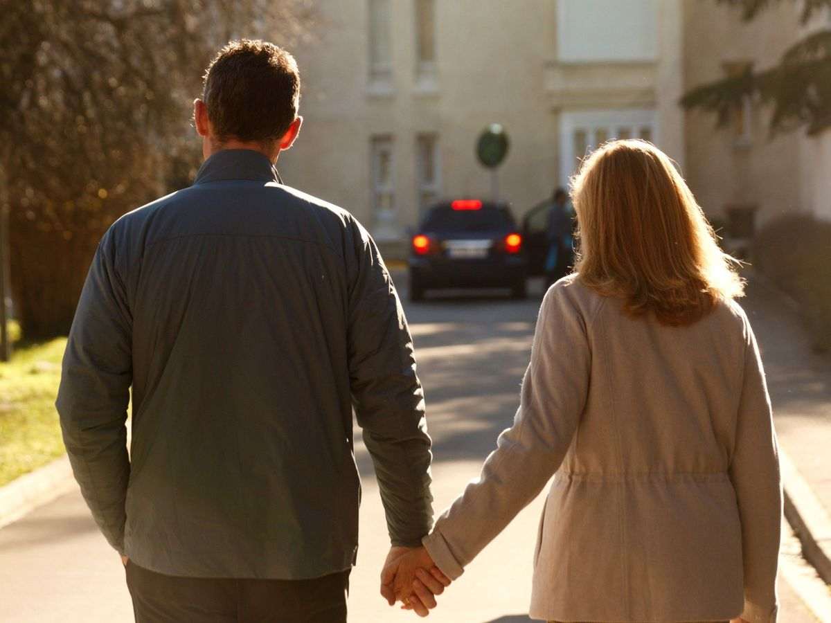 Iñaki y Cristina de la mano 