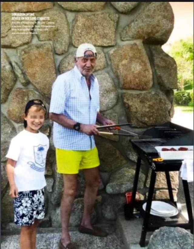 Juan Carlos con el hijo de Corinna Juan Carlos con el hijo de Corinna