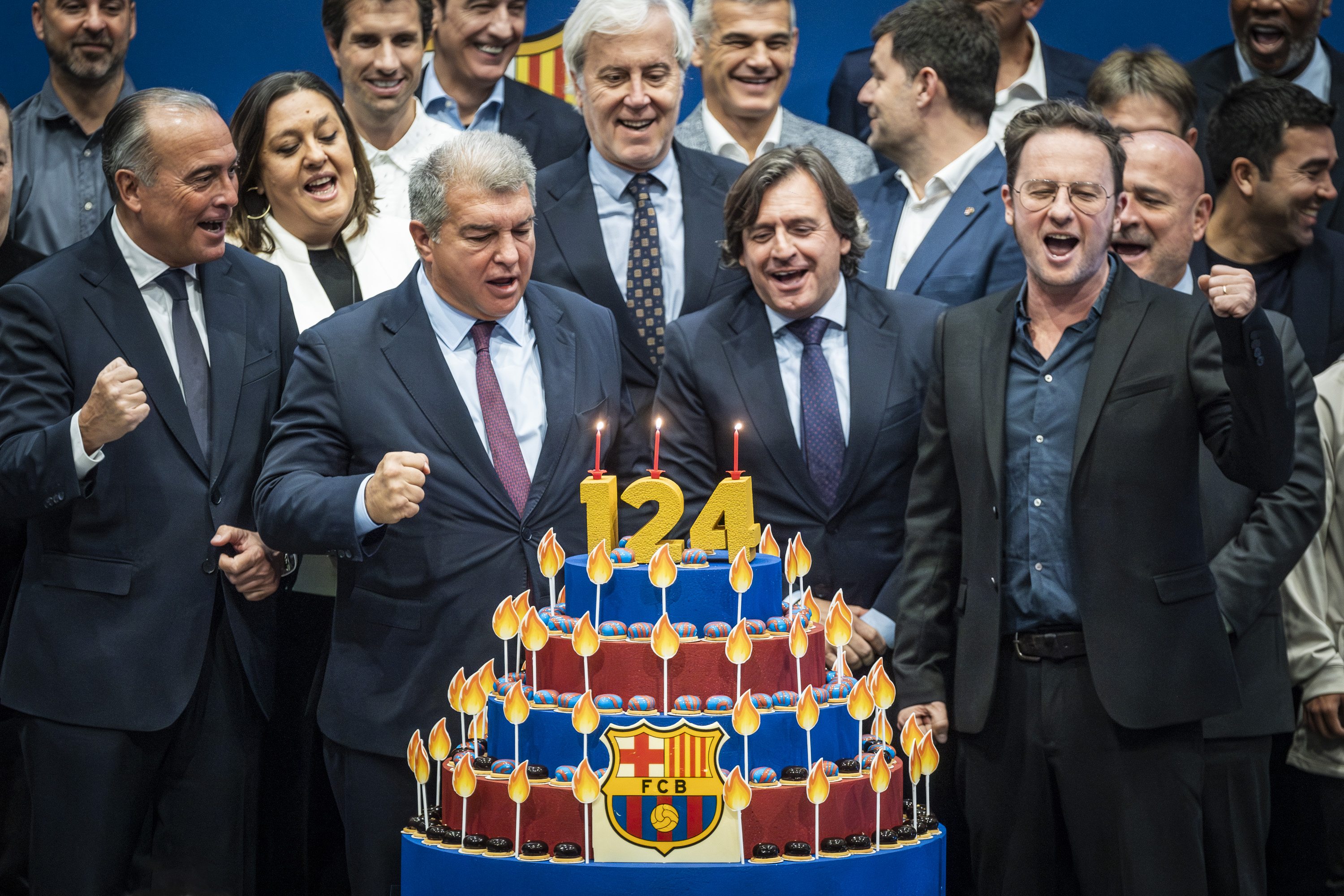 Joan Laporta i David Carabén marquen el camí del Barça cap al seu 125è aniversari