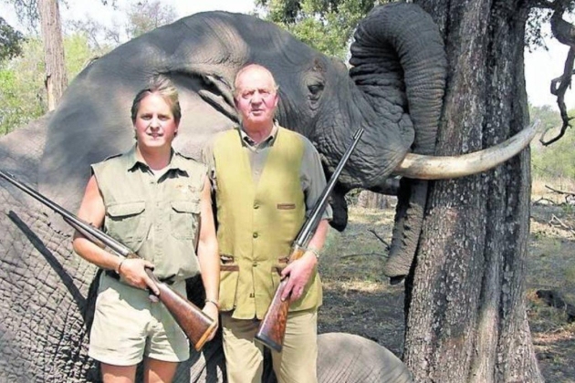 Juan Carlos caça a Botswana efe