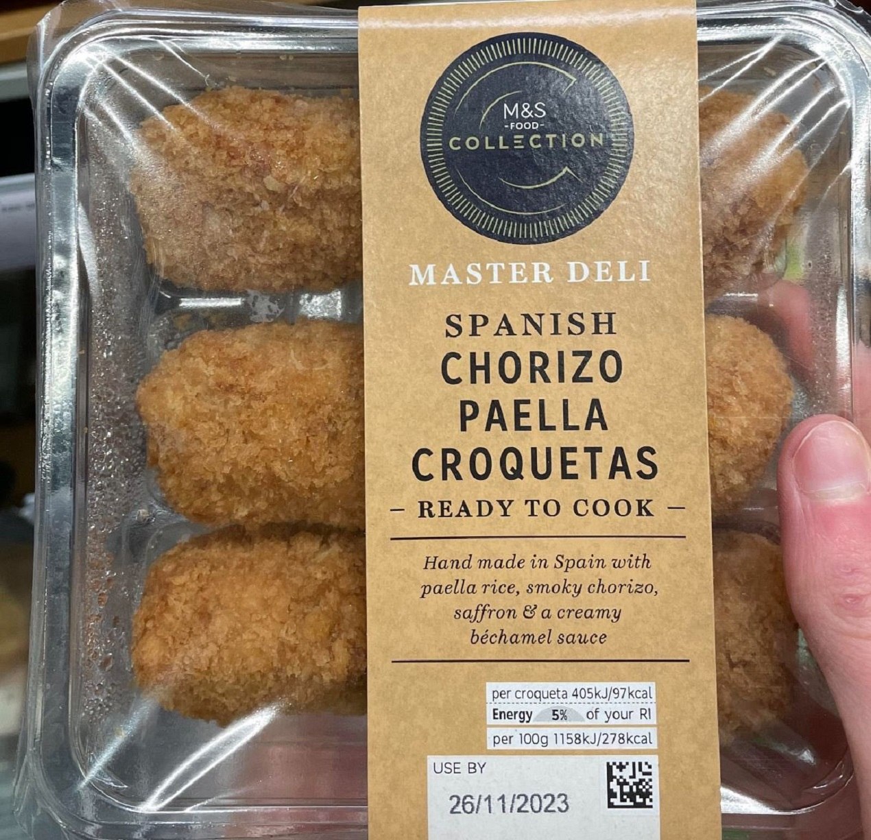 Croquetes de paella de xoriç: l'estrany invent d'un supermercat anglès