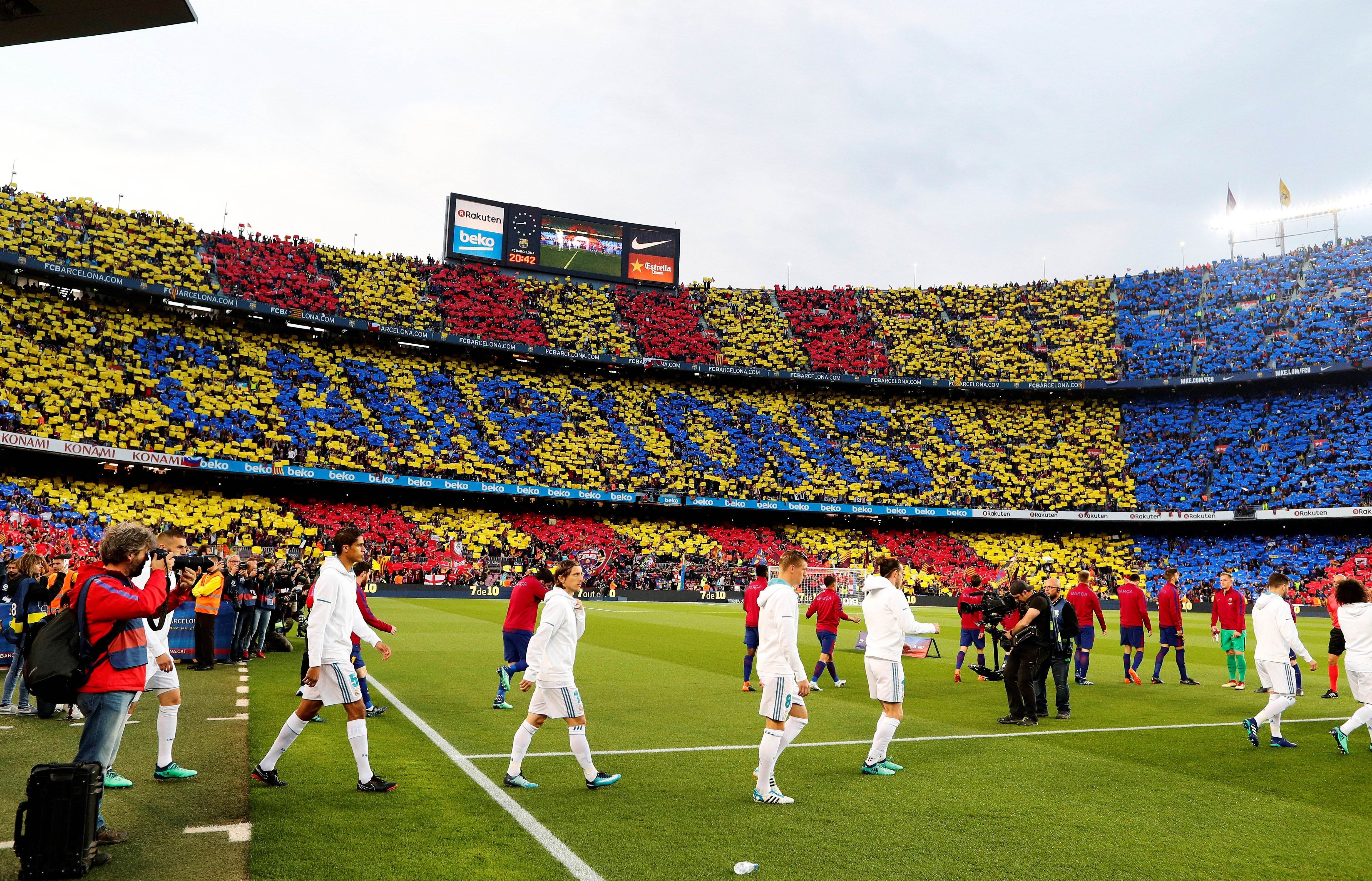 El primer Barça-Madrid de Liga, en el Camp Nou