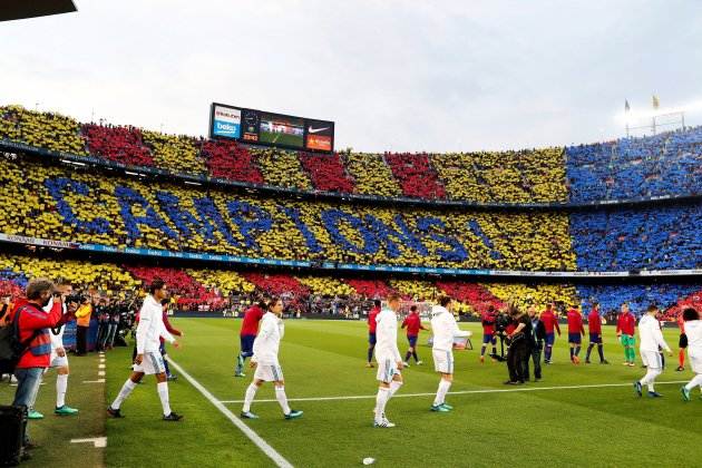 Barça Madrid mosaic EFE Barça Madrid mosaic EFE