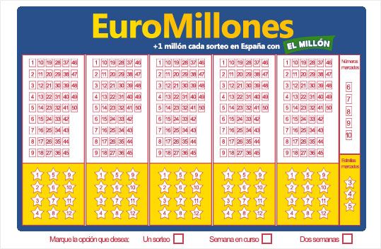 Butlleta Euromillones