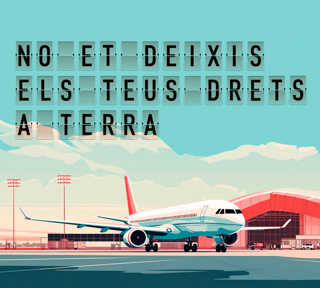 La Generalitat activa una campaña informativa para defender los derechos de los pasajeros de aerolíneas