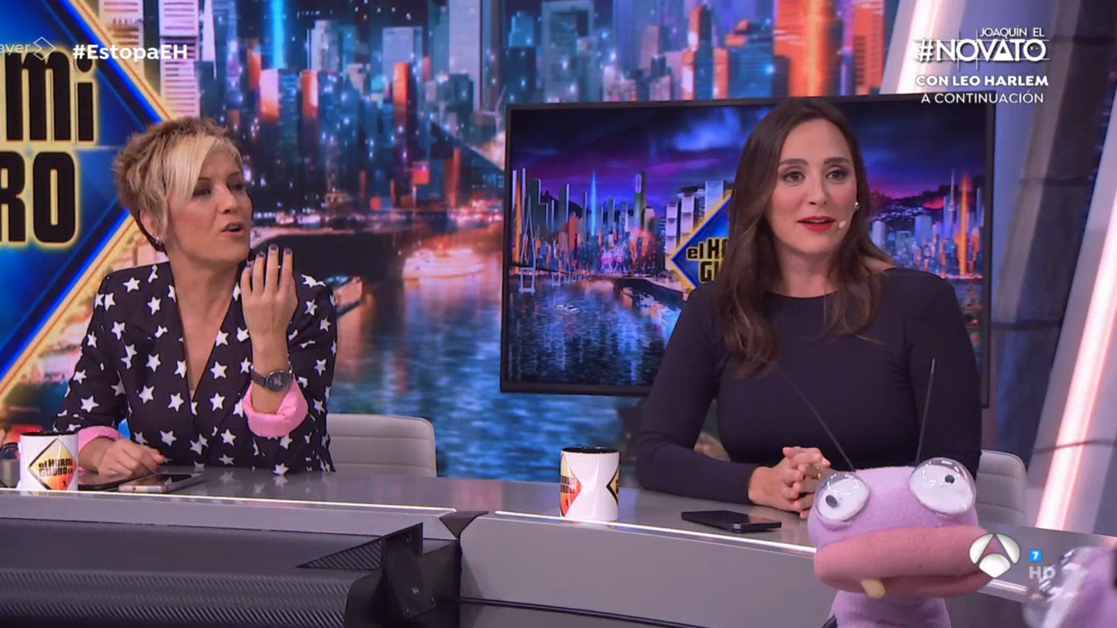 Tamara Falcó i Cristina Pardo a 'El Hormiguero'. / Antena 3
